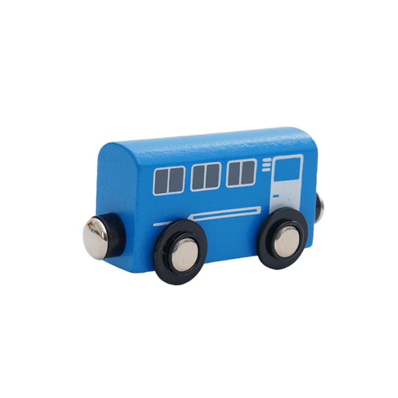 New Wooden Multifunctional Magnetic Car Scenery Car Toy For Kids Compatible with Thomas Wooden Train Track