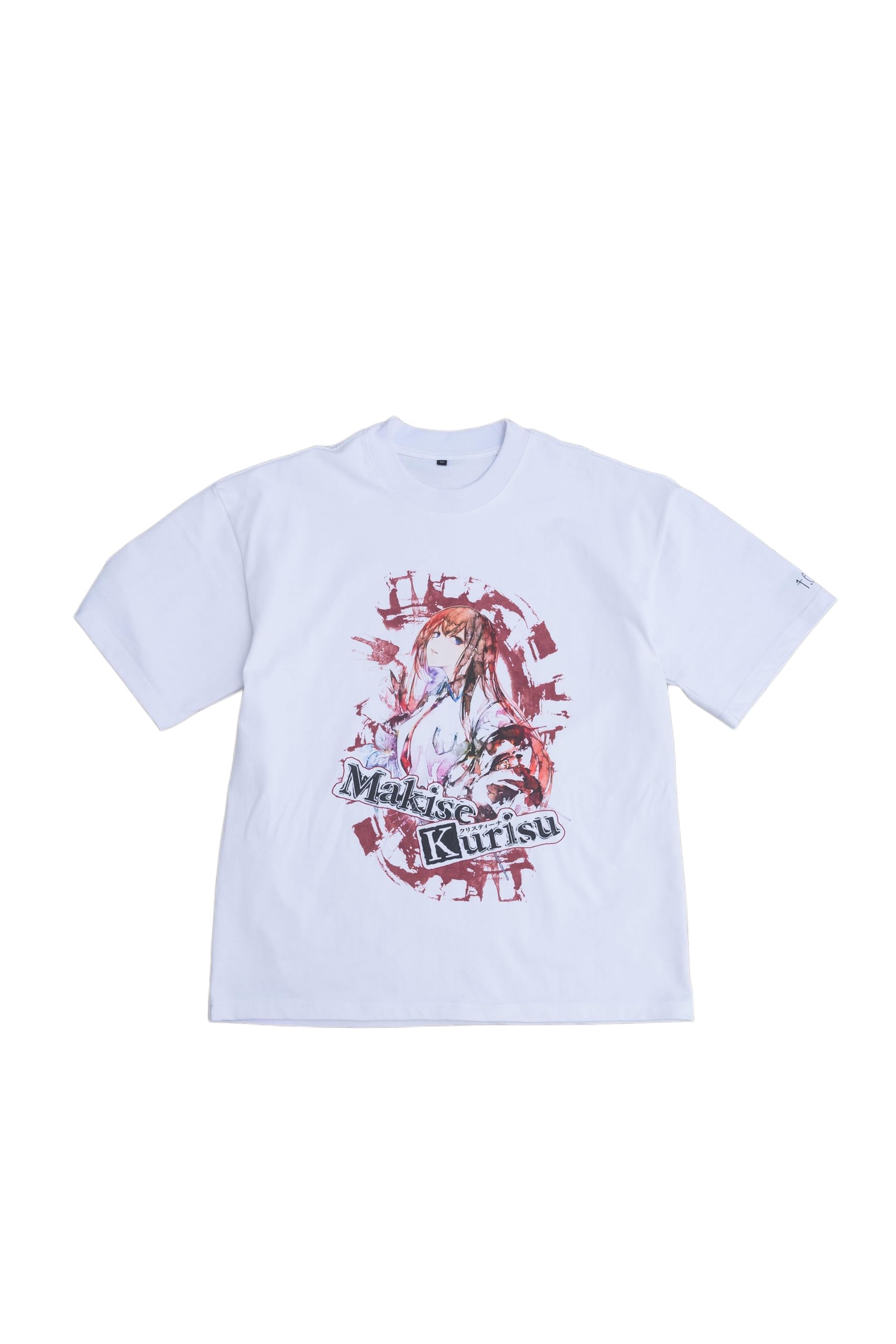 

[Yushin Rengetsu Co., Ltd.] STEINS;GATE Makise Kurisu Ink Painting Style White T-Shirt (JP, Alphabet, XL)