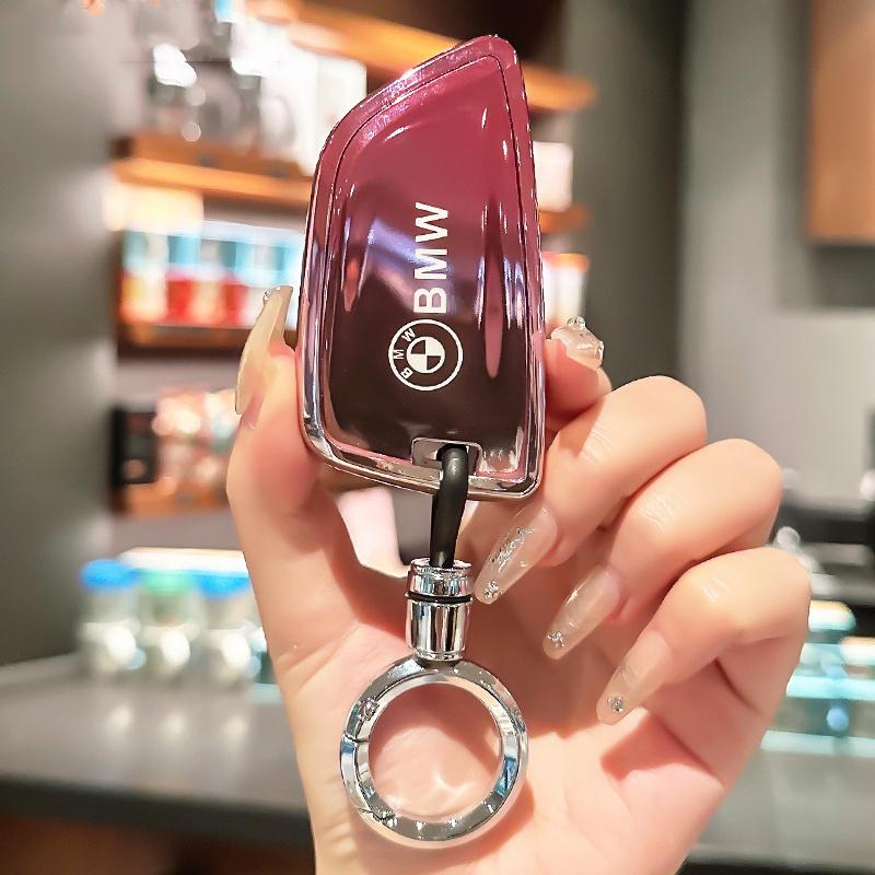 Heiß 2025 TPU Auto Schlüsselanhänger Hülle Weiche Halterung Schale für BMW X1 X3 X4 X5 F15 525 f30 118i 218i 320i X6 F16 G30 7er Reihe G11 F48