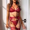 (Great home)New Sexy Fashion Lace  Lingerie  Underwear Sleepwear Wireless  Pajamas Garter