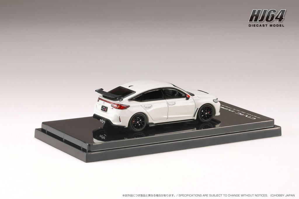 Honda CIVIC TYPE R RACING BLACK Optional Parts Championship White 1/64 (FL5) Package/Genuine Equipped,