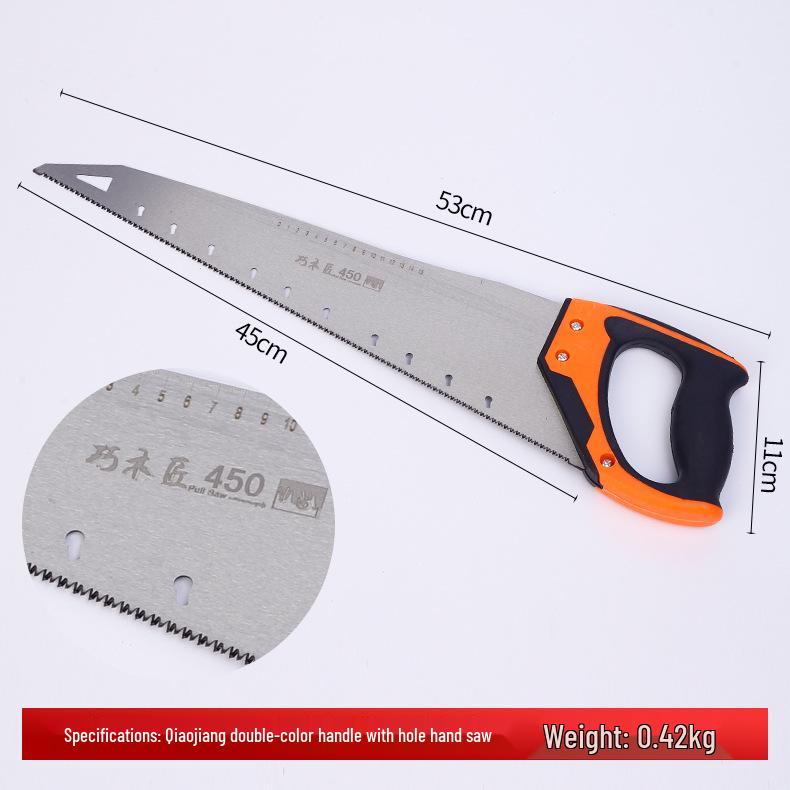 Multi-function Hand Saw for Wood, Plastic, and Pruning