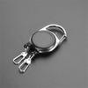 Badge Reels Easy To Pull Buckle Anti Lost ID Card Holder Retractable Keychain  Work Card
