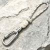 Braided Rope Water Bottle Lanyard Zinc Zinc Alloy Carabiner Hook Essential Key Chain Lanyard  Mountaineering