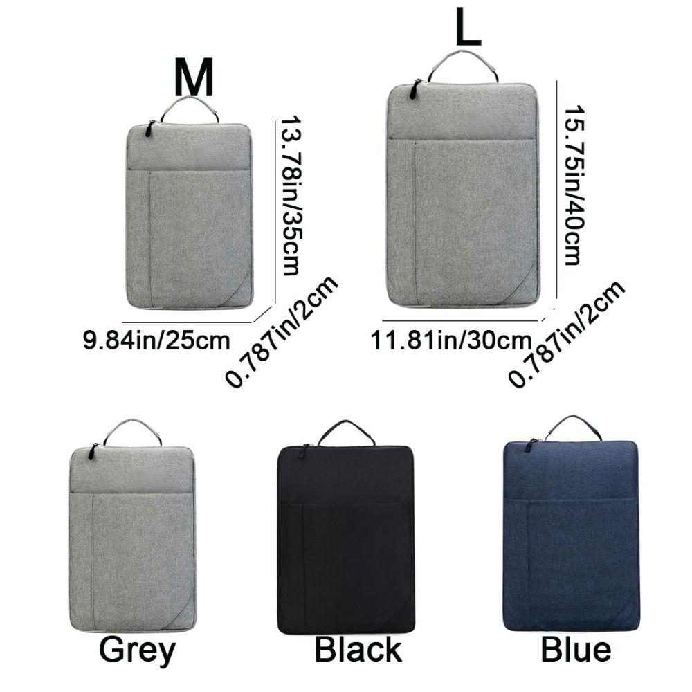 Oxford Cloth Laptop Sleeve Bag Wear-resistant Laptop Briefcase Durable Tablet Sleeve Bag  for Home