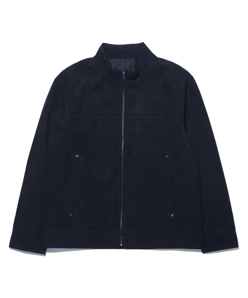 SIGNIFICANT Suede Harrington Jacket Lr1Ju005_Black