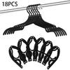 Set of 6/12/18 Travel Clothes Hangers Portable Lightweight Folding Clothes Non-Slip Folding Hangers Drying Rack Travel Access