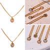 Fashion Painted Bowknot Pendant Necklace Adjustable Choker Exquisite Collar Necklace Party Jewelry Clavicle Chain