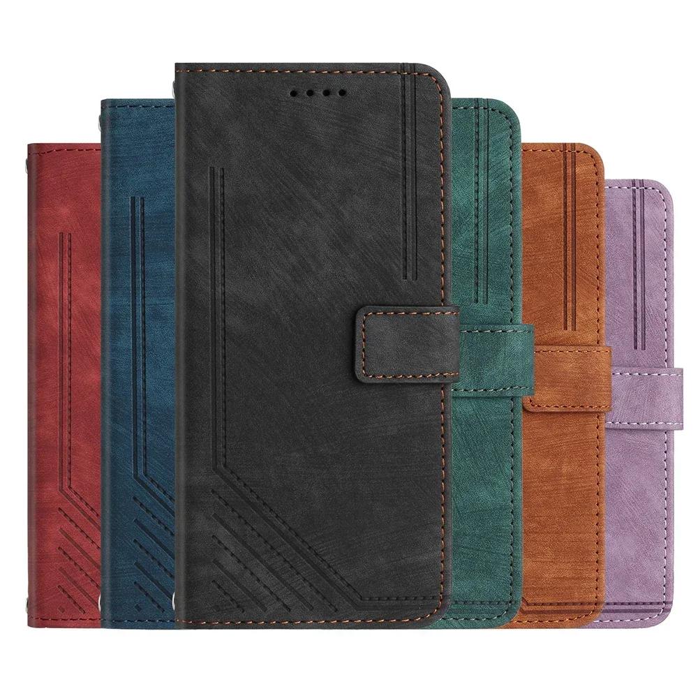 Portefeuille Rabat Cuir Coque de Téléphone Pour OnePlus Nord CE 3 2 Lite N30 N20 2T One Plus 11 10 Pro 10T 10R Housse Support Avec Porte-Cartes