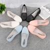 Nurse Women Slipon Flat Shoes With Pvc Waterproof Nonslip For Hospital Work