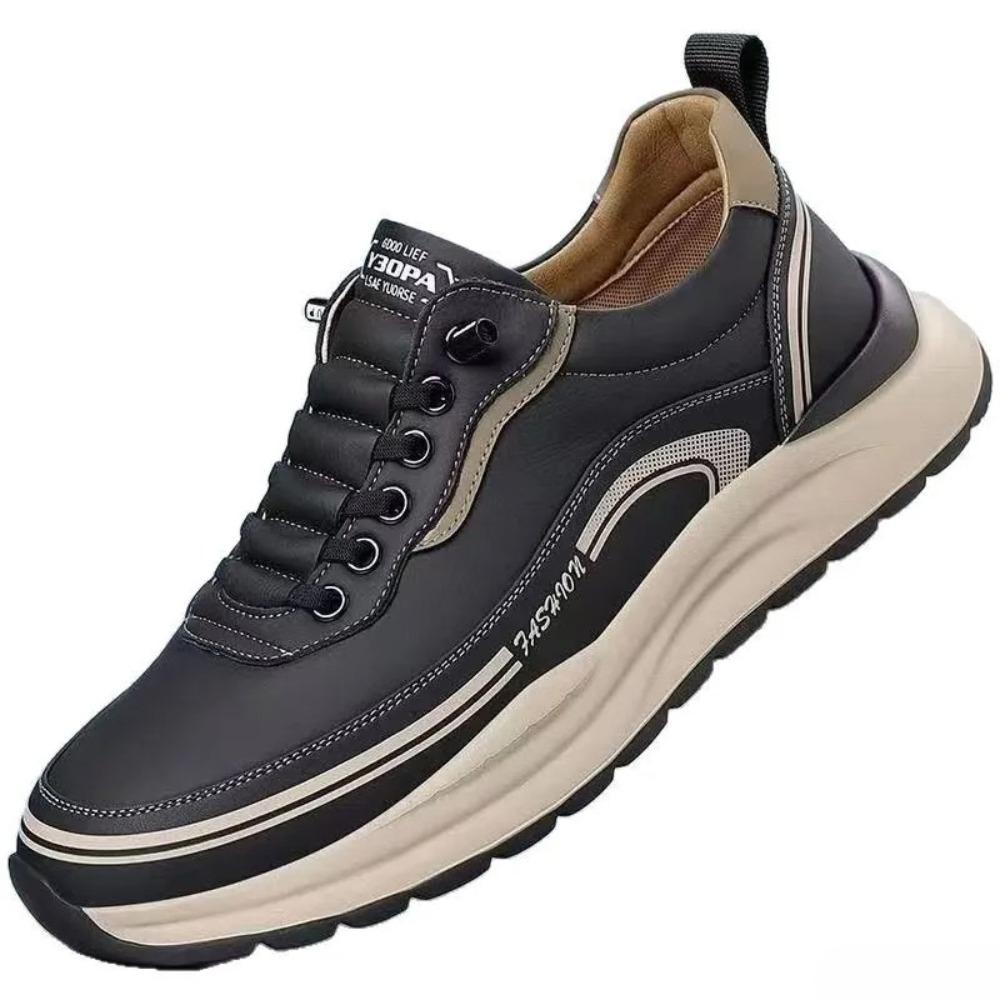 Luxury fashion Men's Sneakers Versatile non slip trendy shoes Outdoor wear-resistant hiking shoes Middle elderly walking shoe