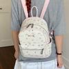 Schoolbag Cartoon Backpack Women's 1011 New Fashion College Student Printed School Bag Versatile Large Capacity Leisure Travel Backpack