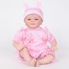 Lifelike Baby Reborn Dolls Rooted Mohair Silicone Vinyl Fake Newborn Doll Baby