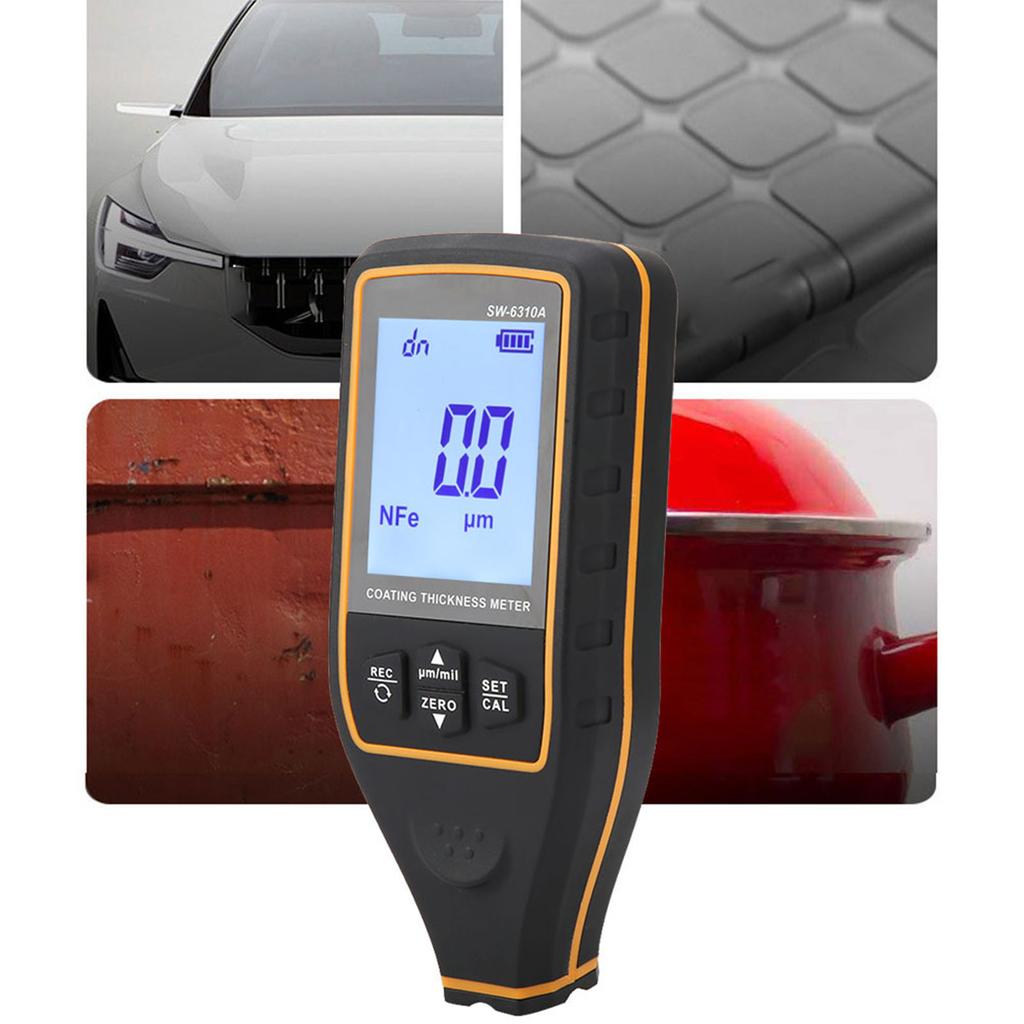 SW6310A Digital Coating Thickness Gauge Car Thickness Tester Measuring Tool