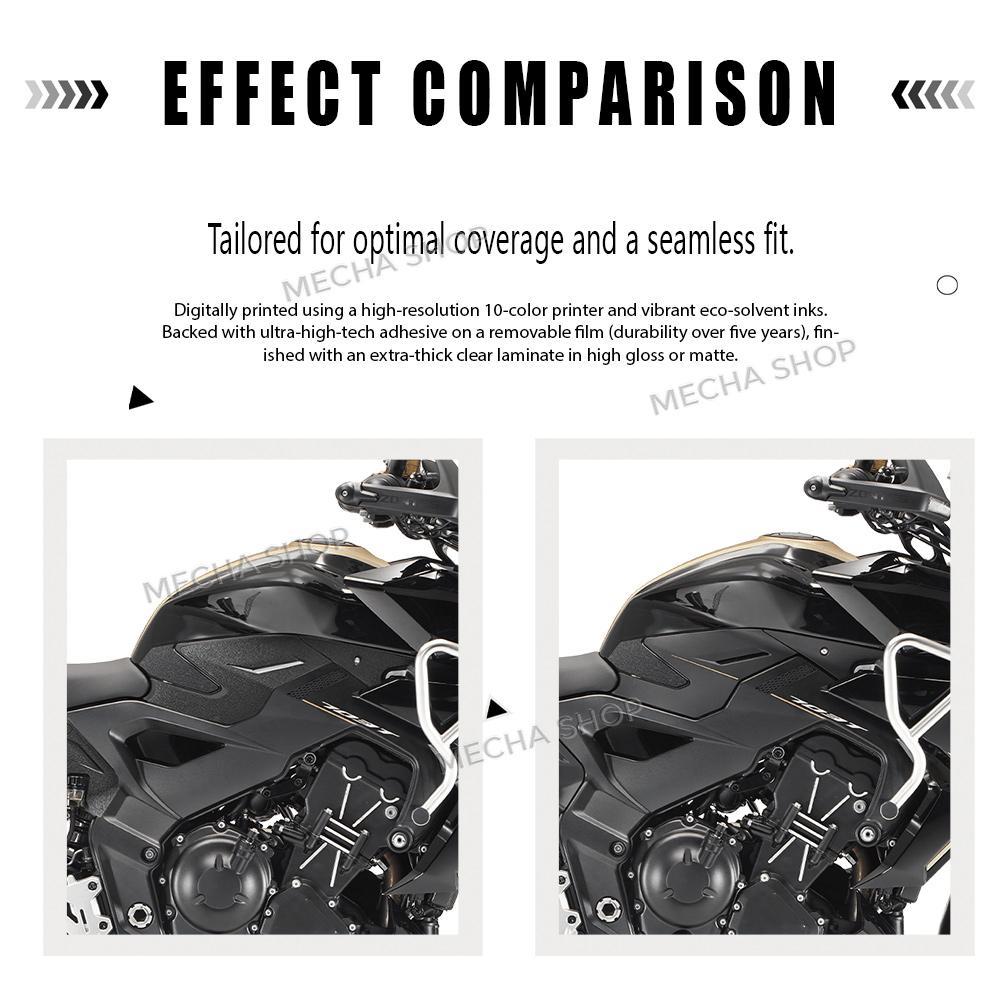 For Zontes 703T 703 T 2026 Tank Pad Sticker Motorcycle Fuel Tank Protection Decals