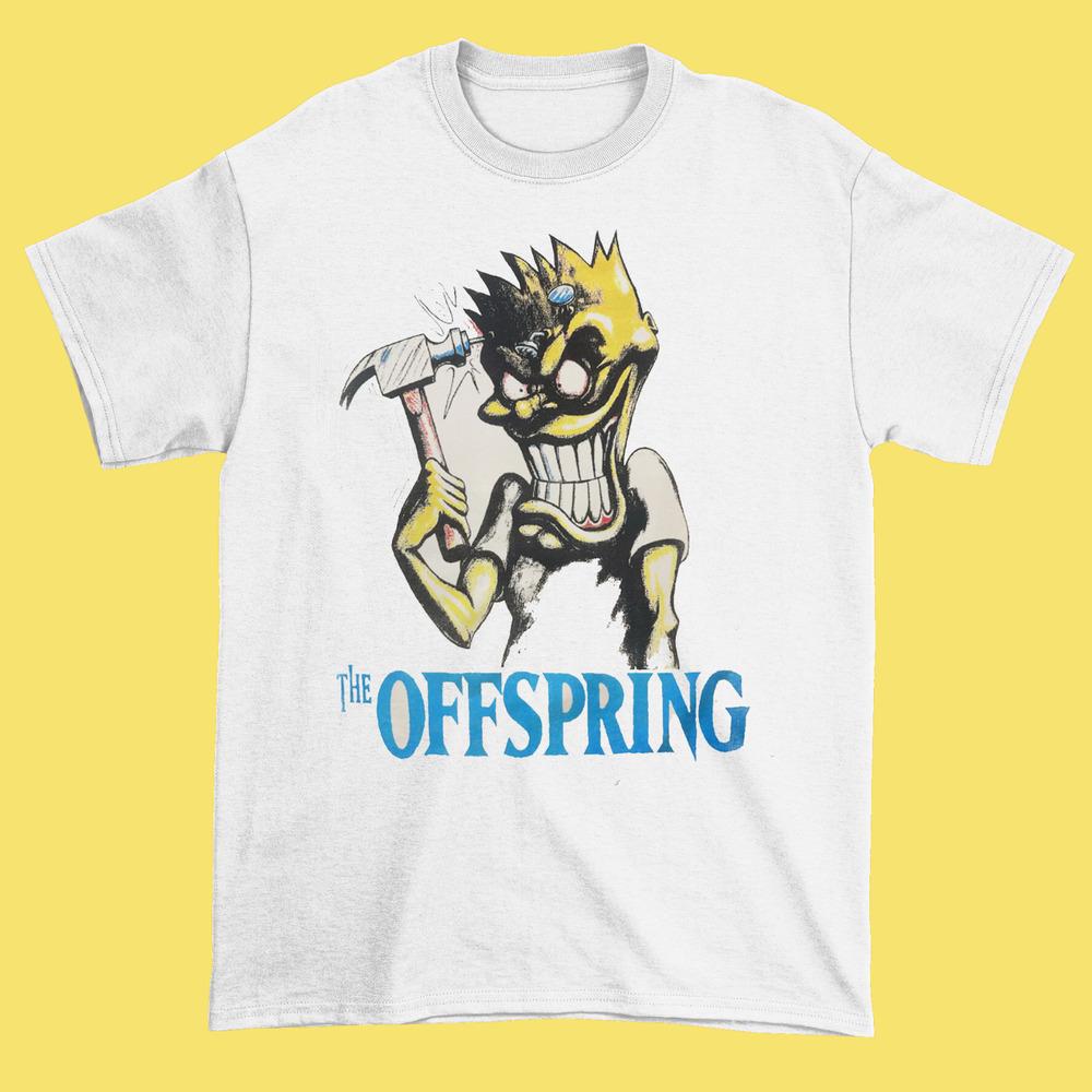 THE OFFSPRING HAMMERHEAD Унисекс Все размеры Белая Рубашка Унисекс Футболка XL