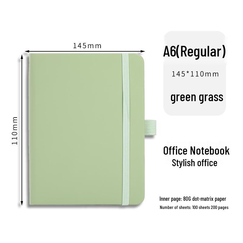 Custom Made A5 Thickened Business Office & School Notepad with Strap