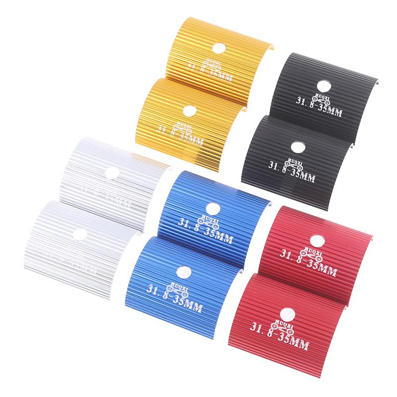 1Pair Bike Handlebar Conversion Shim 31.8Mm To 35Mm Aperture Adjust Adapte