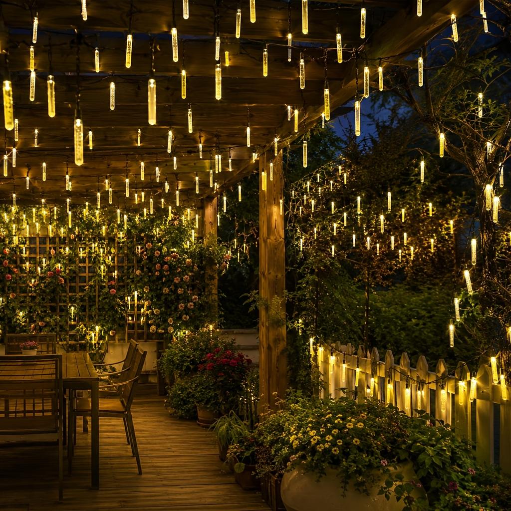 Outdoor Solar Bubble Stick Light String,Solar Garden Lights,Yard Lights, Landscape Lighting, Suitable for Yard, Garden, Patio, Gazebo, Wedding