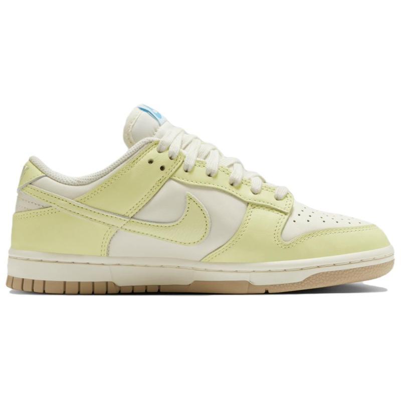 Nike Dunk soft and comfortable thin-soled low-top skate shoes for women in yellow