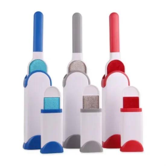 3-Piece Pet Hair Remover Base Double-Sided Clothes Hair Cleaning Brush
