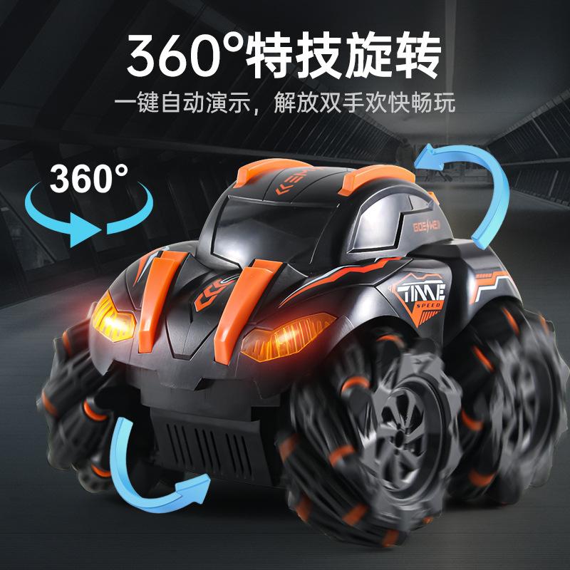 Cross-rollover Stunt Car Gesture Sensing Remote Control Car Four-wheel Drive Drift Dump Car Children's Electric Toy Car