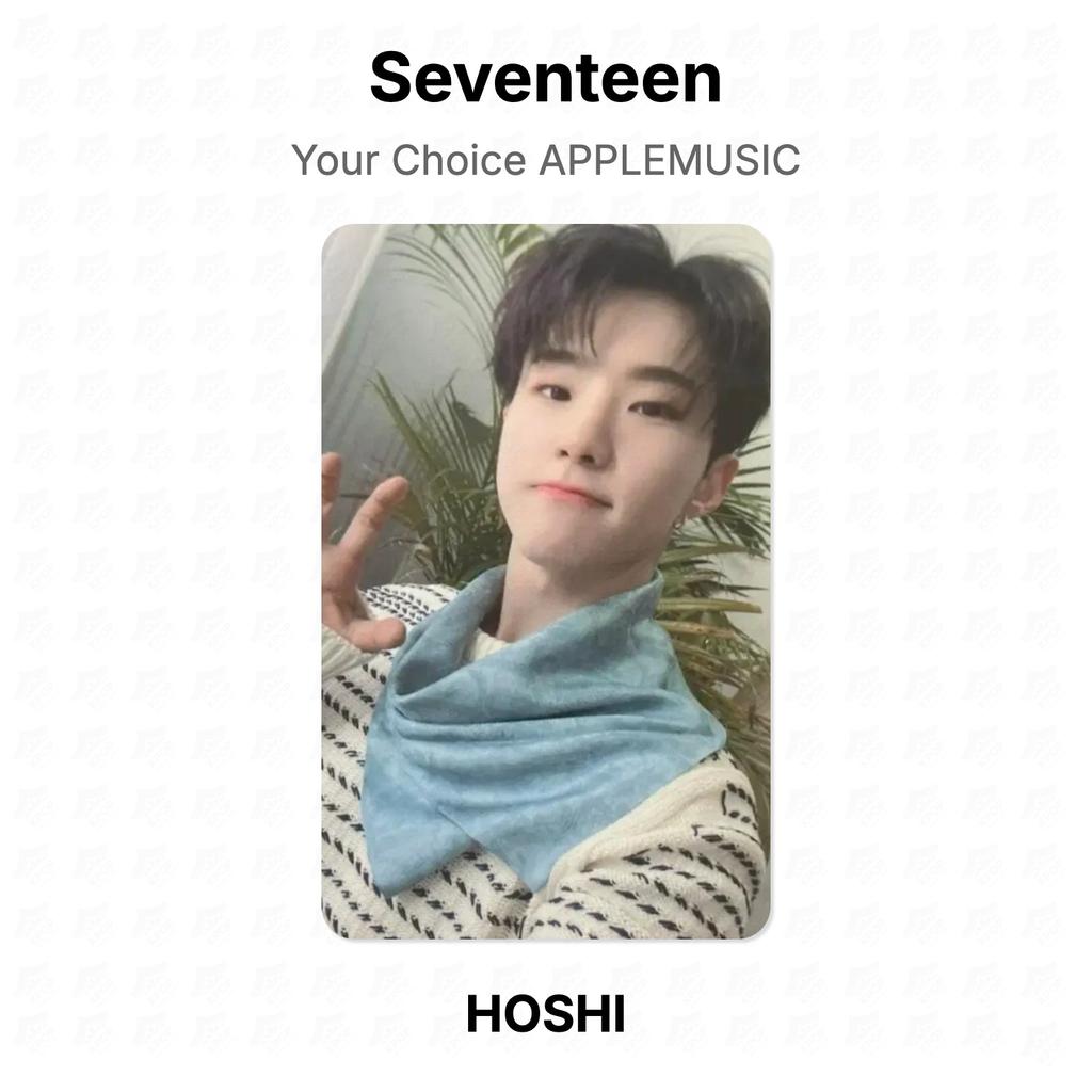 Seventeen Your Choice APPLEMUSIC Official Photocard