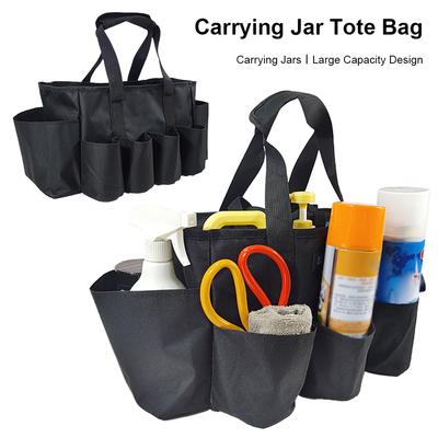Garden Tool Bag Multiple Pockets Oxford Cloth Multi-Purpose Tool Bag with Handle Tote Beach Bag for Bathroom Dorms Beach Camping