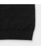 Keoseuuteommellou Black Stripes Textured Collar Sweater Cwwam26411Bkx