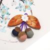Original design handmade fabric embroidery brooch retro simple and elegant personality versatile corsage jacket bag accessories