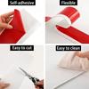 1PC 1/2/3/5/6M Flexible Baseboard Molding Trim Self-Adhesive Vinyl Wall Base Peel and Stick Cove Base Rubber Wall Base