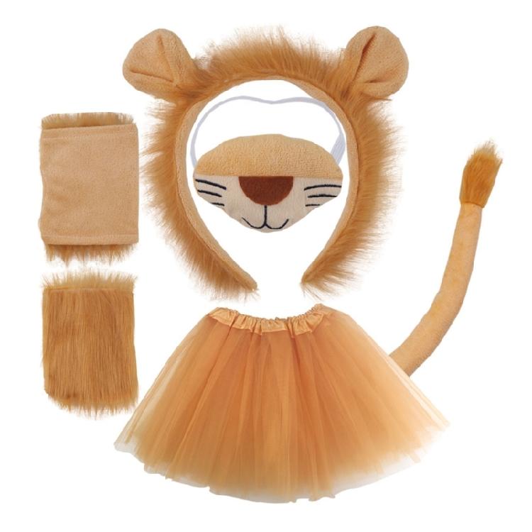 Halloween Löwen Verkleidungssets Tierkostüm für Kindergeburtstag Halloween