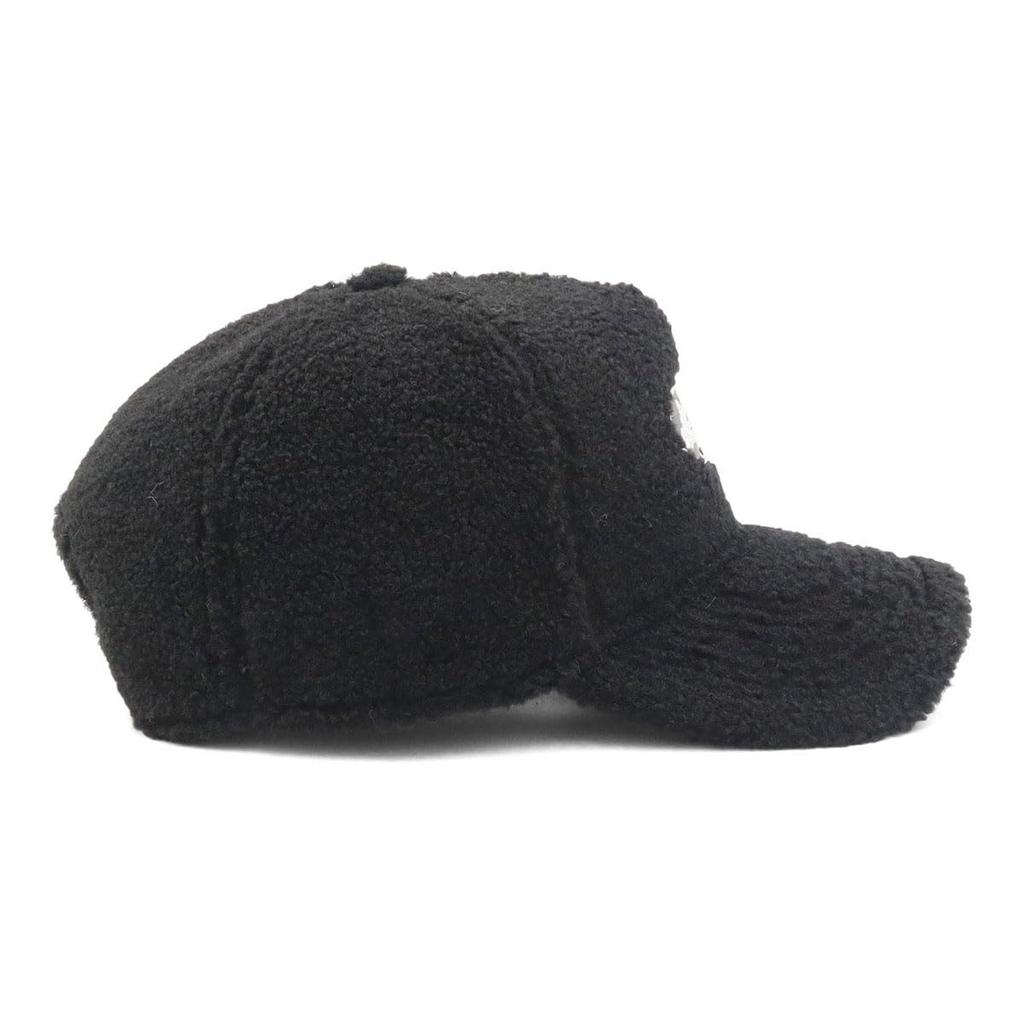 New Era Boa Fleece Free Size 940AF VS Boa Oval Black Cap, Black, Logo,