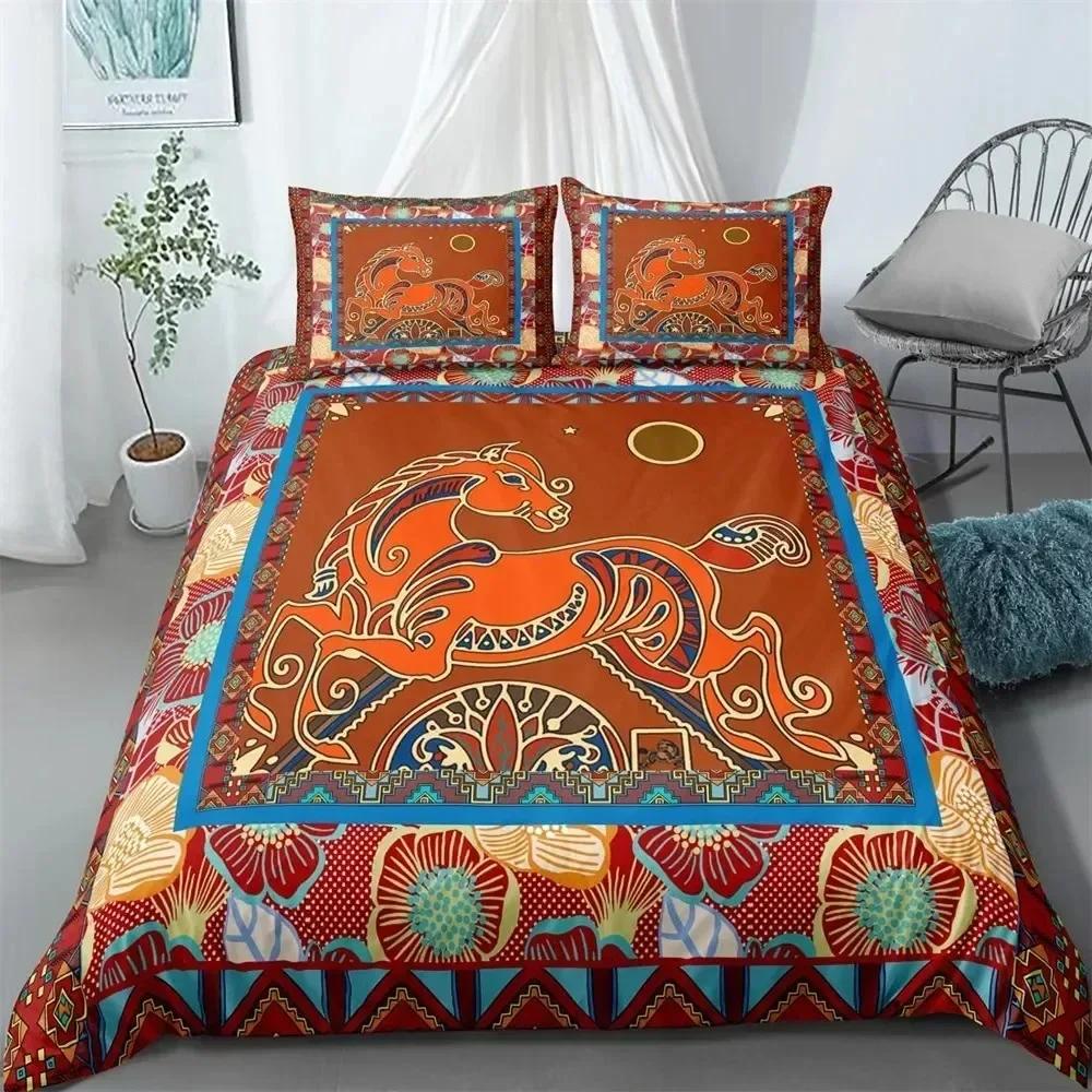 Top Constellation Duvet Cover Set Aries Galaxy Theme Twin Bedding Set King Size Polyester Quilt Cover for Constellation Lover