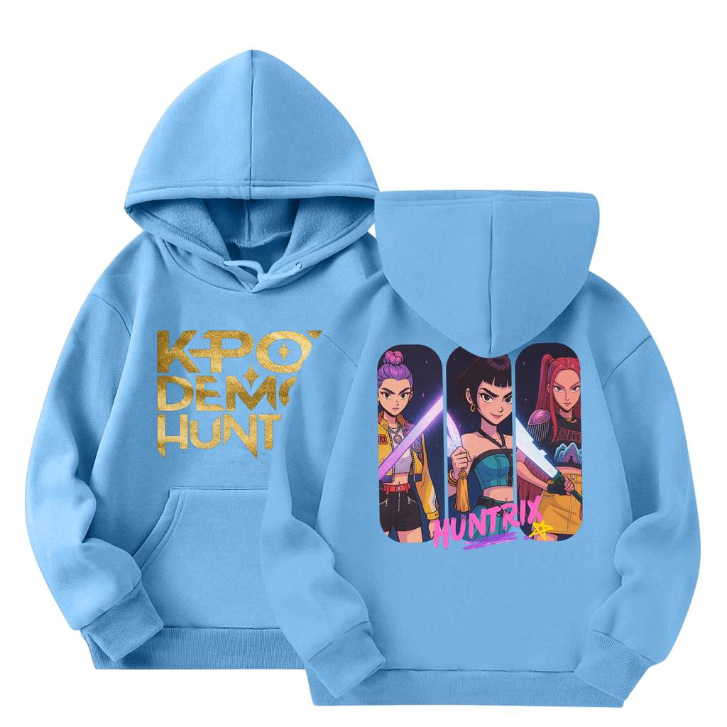 Dětská móda Lehký pulovr s dlouhým rukávem s kapsami Potisk Mikina s kapucí