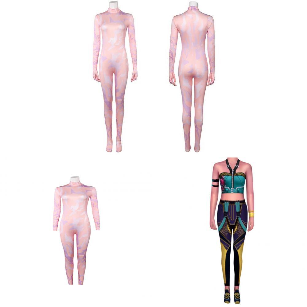 Halloween Kpop Dämonenjäger Cosplay Kostüm Mit Langarmjacke Für Teenager Und Erwachsene