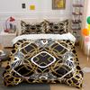 HD Luxury Chain Belt Print Bedding Set 1 Duvet Cover 1/2 Pillowcases Adult and Children Bedding Set Luxury for Gifts