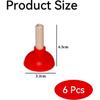 EVKILKJS 6PCS Toilet Plunger Shape Phone Holder Mini Colorful Plunger Holder Sucker Stand for Supporting Cellphone, Moblie Phone