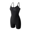 Plus-size Postpartum Shapewear Hip-lift Midriff Corset Seamless Crew Neck Strap Bodysuit