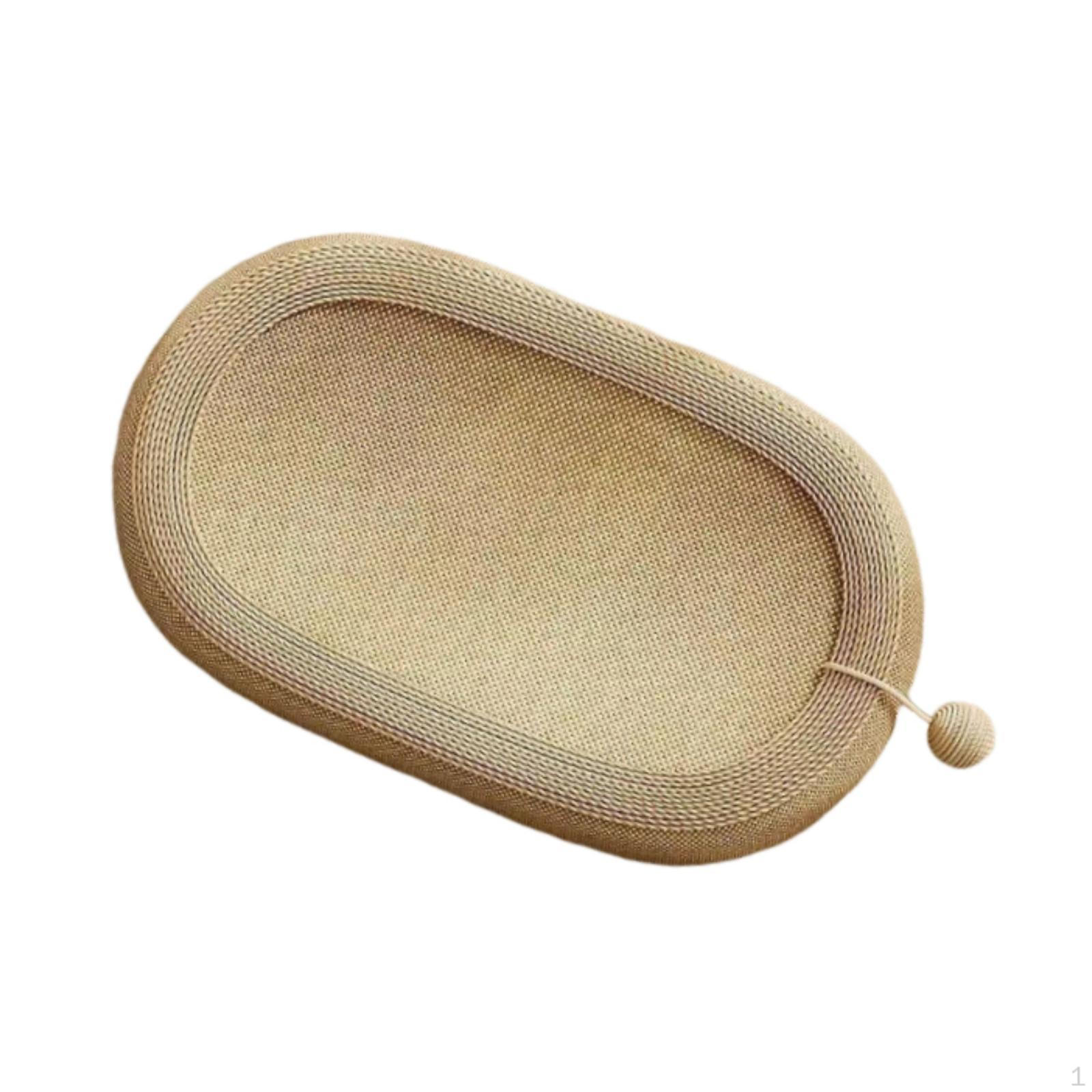 

for Cat Bed, Indoor Furniture Kittens, Oval Scratching Bowl Without Ears