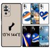 Phone Case For Xiaomi Redmi Note 14 13 12 Pro Plus 5G 9S 9 10 11 4G 14C 13C 12C 10C 9C 9A Soft Cover Marshall Islands Flag