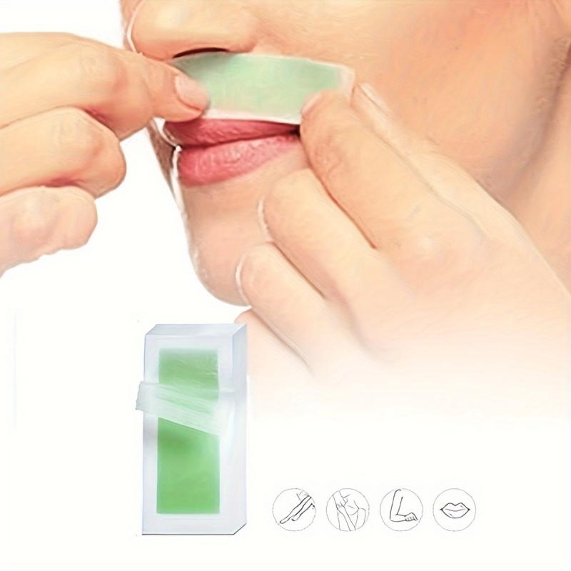 Professionelle Wachsstreifen zur Haarentfernung im Sommer, doppelseitiges Kaltwachspapier für Beine, Körper und Gesicht, nützlich