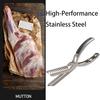 1/2/3 Set Rib Film Remover Ergonomic Handle BBQ Fat Trimmer Poultry Prep Beef Pretreatment Tool Rib Membrane Removal Tool