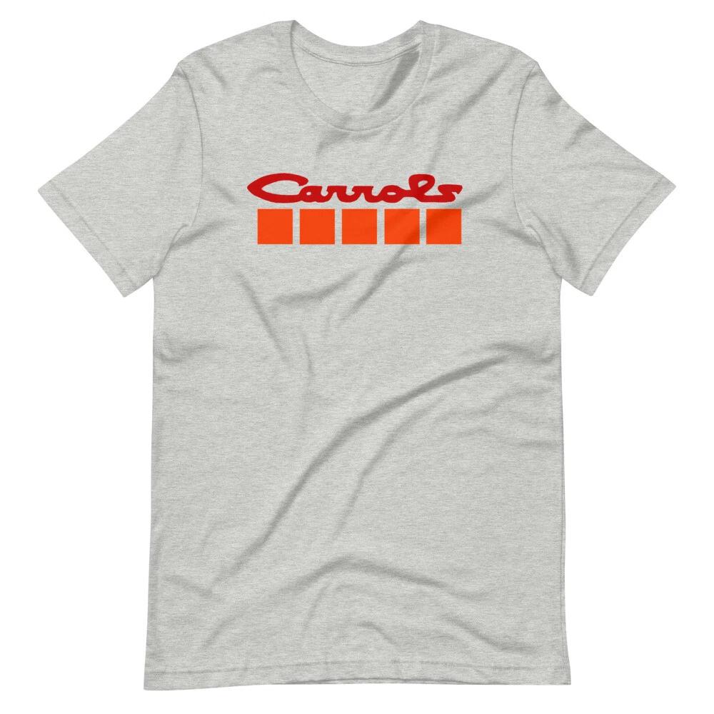 

Carroll s Hamburgers Graphic Tee Shirt Gray Short-Sleeve Unisex T-Shirt 4XL