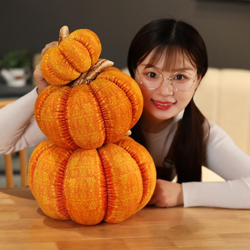 Pumpkin Cartoon Pillow Halloween Stuffed Toy Home Decoration Party Prop Kid Gift