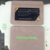 Japan & Korea Premium Top Layer Leather Card Holder with Free Design - Men's Genuine Leather ID & PU Leather Name Sleeve