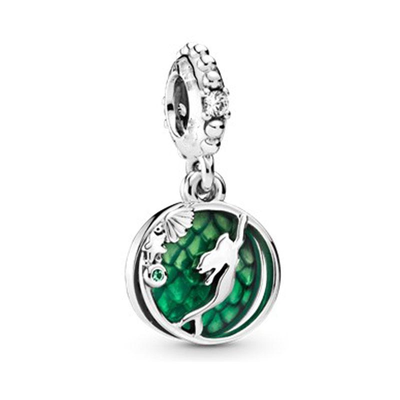 Niedlicher Cartoon Biene Elefant Schneeflocke Schloss Anhänger Hellblau Mond Stern Perle Passend Armband Halskette Kupfer Party Schmuck