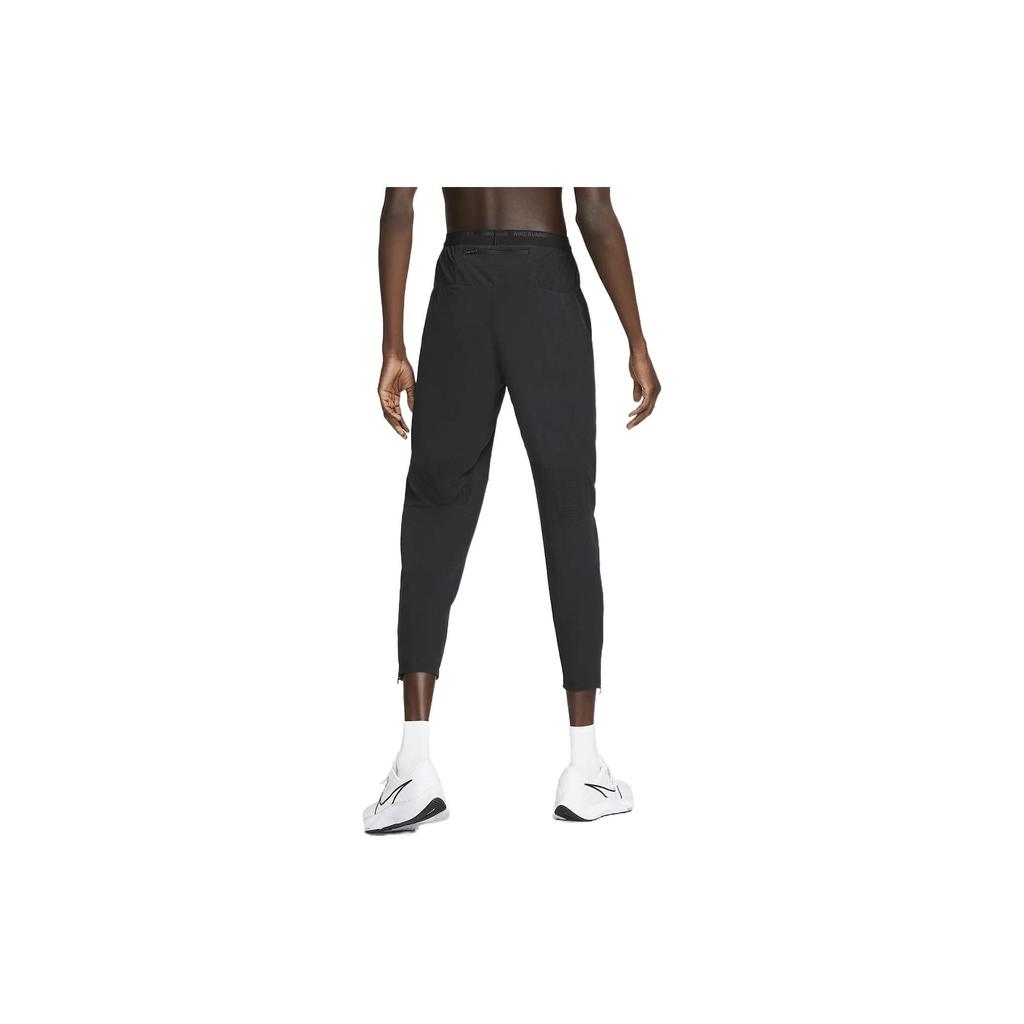 Nike Solid Color Logo Print Drawstring Casual Sports Pants Men Bottoms Black DQ4745-010