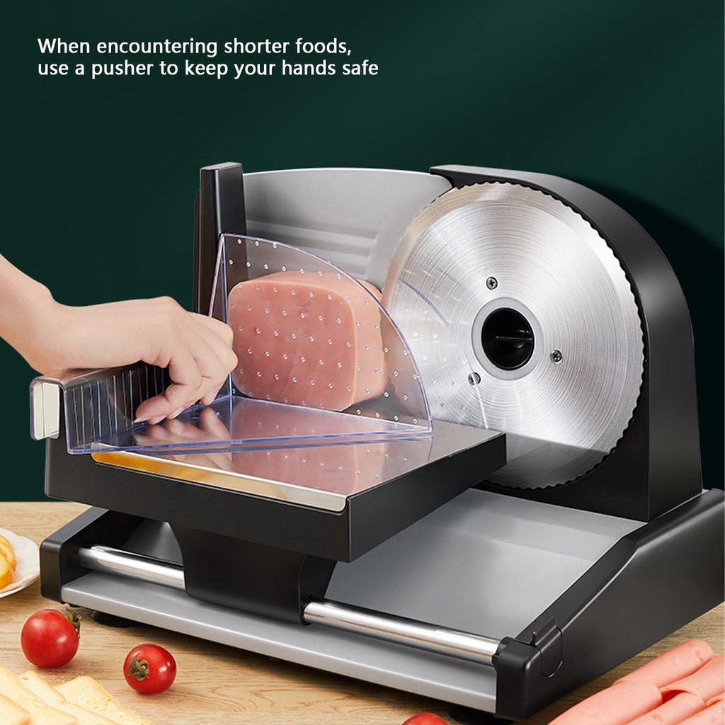 200W 7.5inch Household Meat Cutter Electric Lamb Beef Slicer Vegetable Fruit Meat Cutting Machine