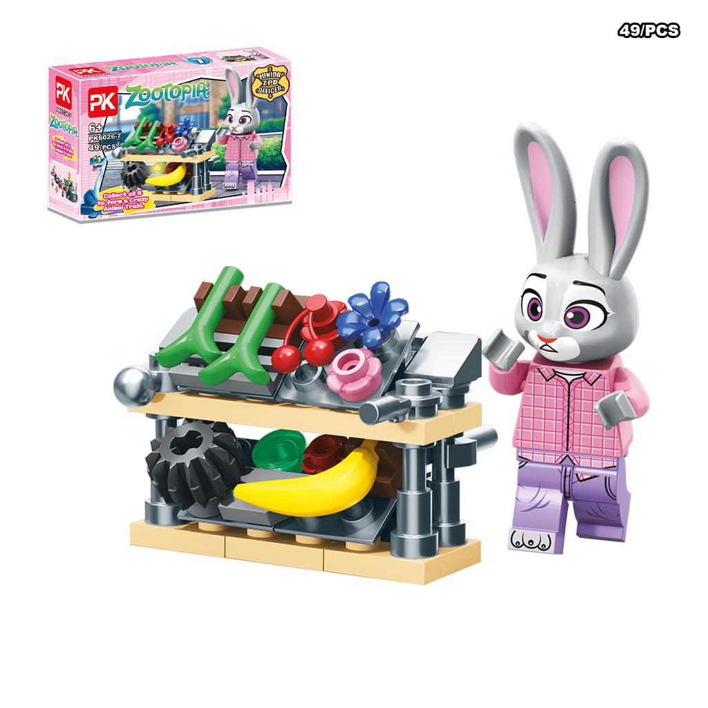 Zootopia 2 Building Blocks Set Judy Rabbit Nick Fox Series Anime Figurine Brick for Kids Christmas Birthday Toys Gifts Blind Box